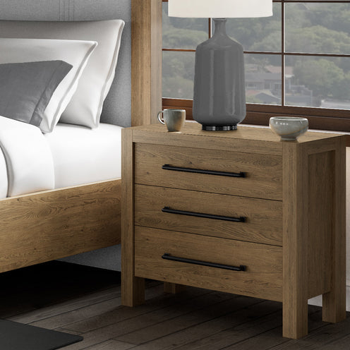 Davie 3-Drawer Nightstand